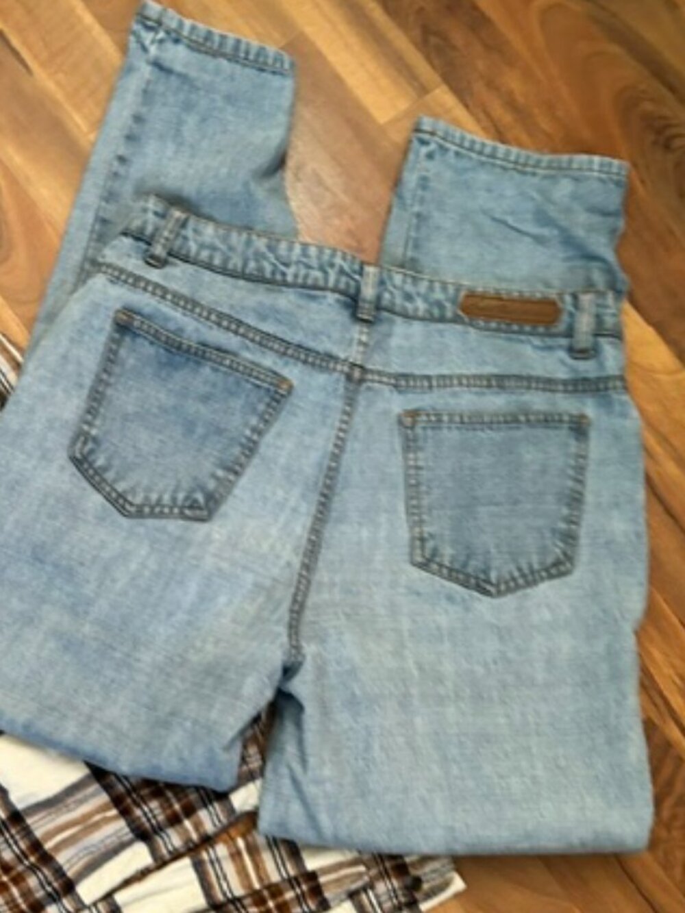 Bill Blass  cotton easy fit vintage size 10 womens denim blue jeans pants ten